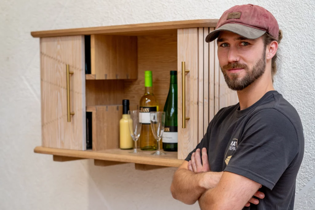 Jonas Gesellenstück Treppenbau Plath Tischlerlehre